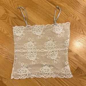 Leigh bentivoglio lace cami size S